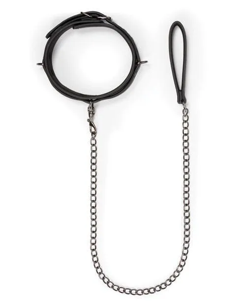 Easy Toys Fetish Collar wLeash Black Onedc Anal
