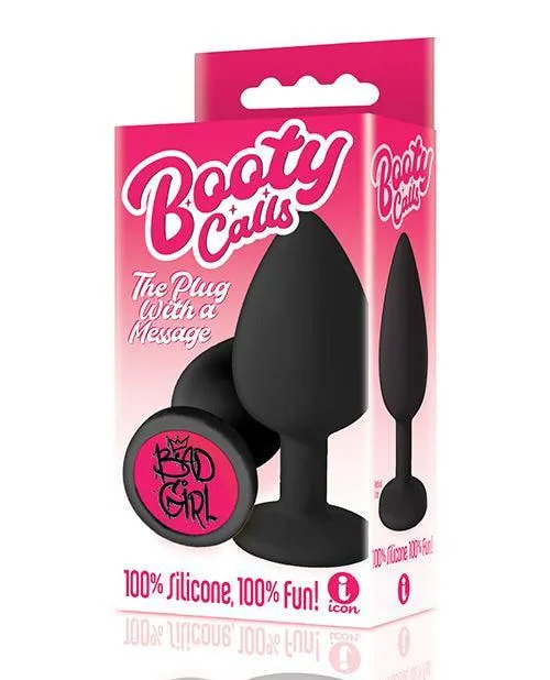Icon Brands INC Anal The 9s Booty Calls Bad Girl Plug Black