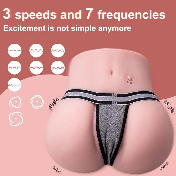 propinkup Male Sex Toys Roberta Automatic Sex Doll 3 Models 7 Frequencies Vibrating Realistic Ass Male Masturbator US Stock Available Only