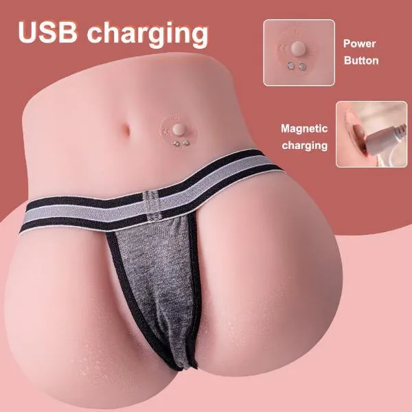 propinkup Male Sex Toys Roberta Automatic Sex Doll 3 Models 7 Frequencies Vibrating Realistic Ass Male Masturbator US Stock Available Only