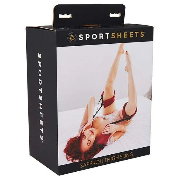 Sportsheets Vibrators Sportsheets Saffron Thigh Sling Red