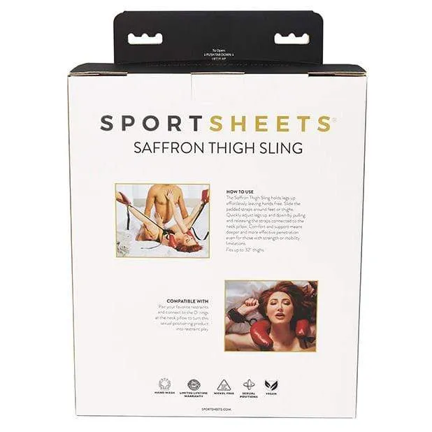Sportsheets Vibrators Sportsheets Saffron Thigh Sling Red