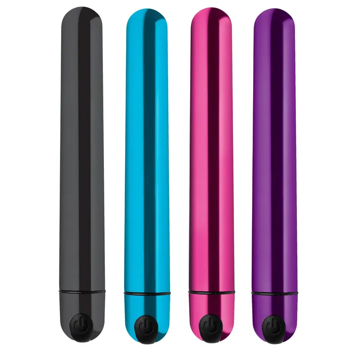 10X Slim Metallic Bullet Pink BANG Vibrators