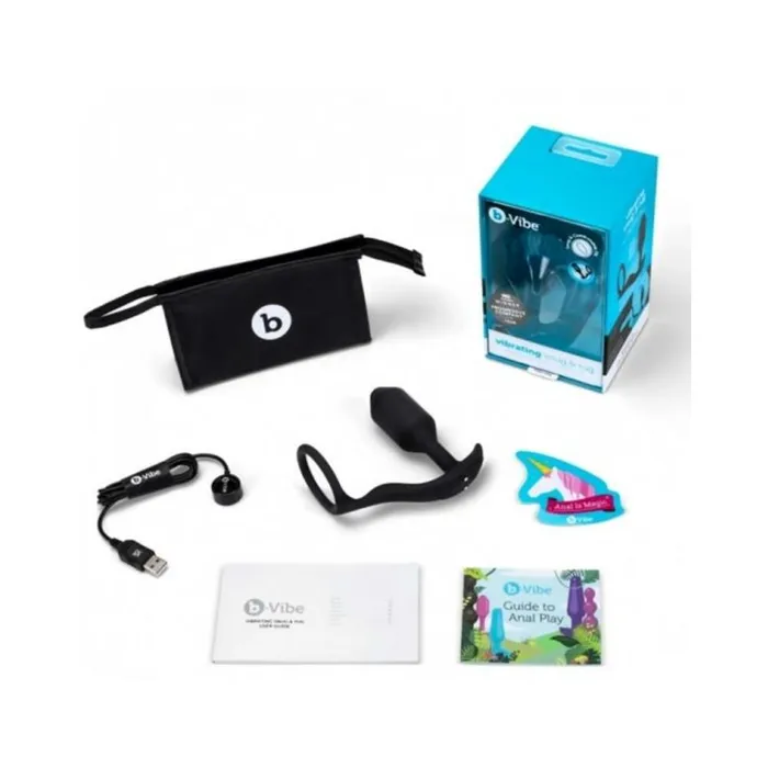 Anal COTR Inc Bvibe Vibrating Snug Tug M Black