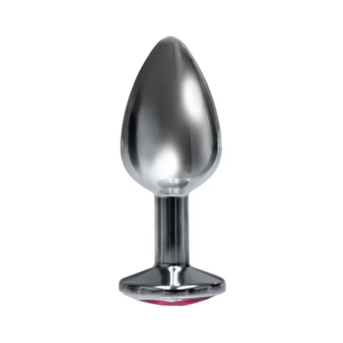 Anal Icon Brands Inc Silver Starter Bejeweled Stainless Steel Plug