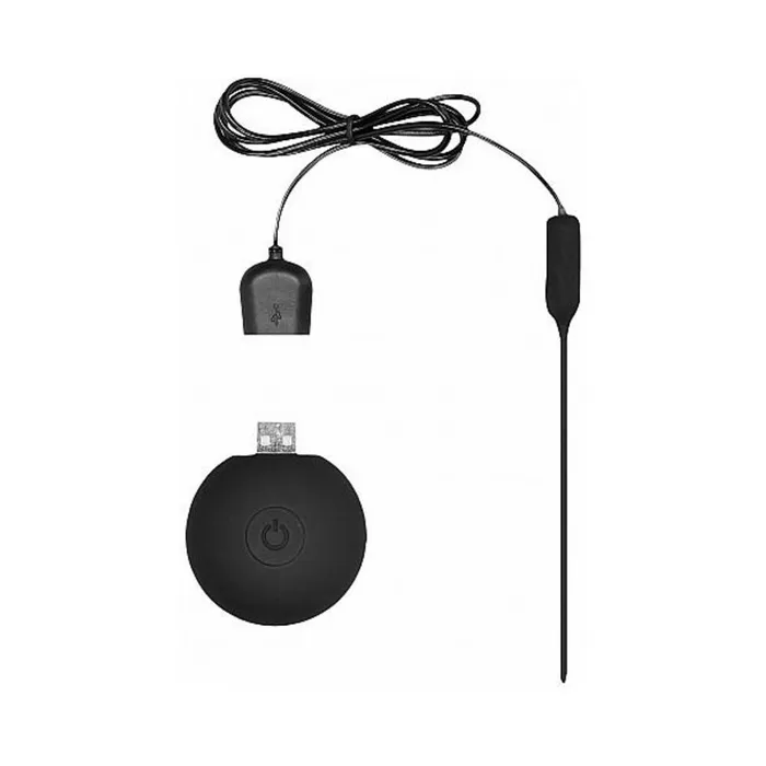 Anal Shots America LLC Shots Ouch Urethral Sounding Silicone Rechargeable Remote Controlled Vibrating Plug Black Anal Shots America LLC Shots Ouch Urethral Sounding Silicone Rechargeable Remote Controlled Vibrating Plug Black