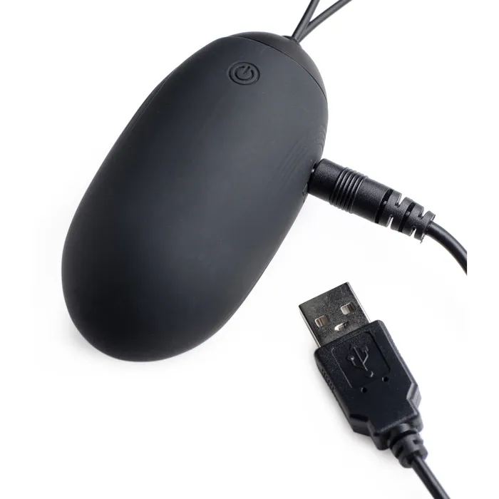 BANG Anal 21X XL Silicone Vibrating Egg Black
