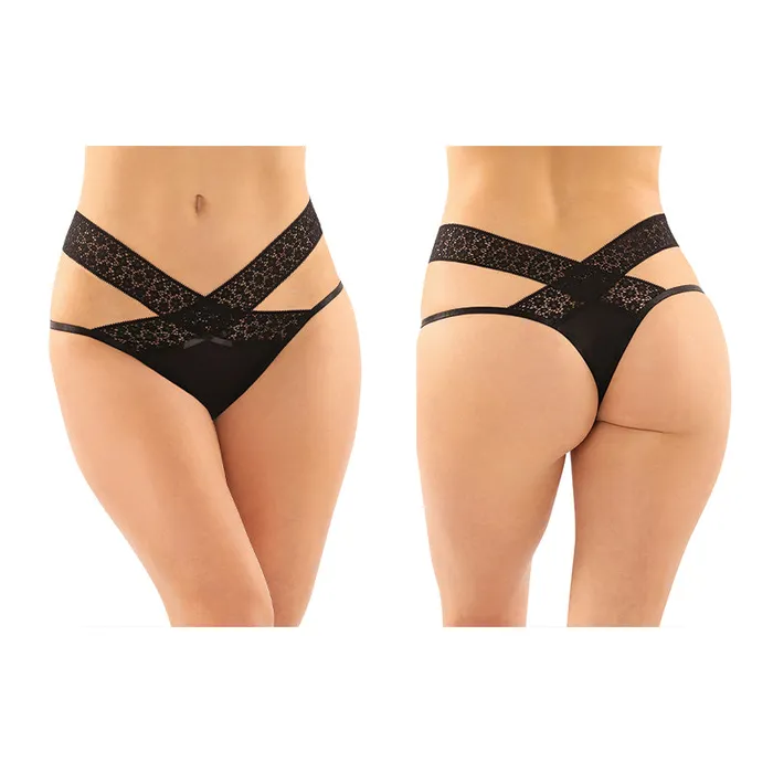 Fantasy Lingerie Female Sex Toys Fantasy Lingerie Daphne Microfiber BrazilianCut Panty With CrissCross Lace Waistband 6Pack Black LXL Fantasy Lingerie Female Sex Toys Fantasy Lingerie Daphne Microfiber BrazilianCut Panty With CrissCross Lace Waistband 6Pack Black LXL