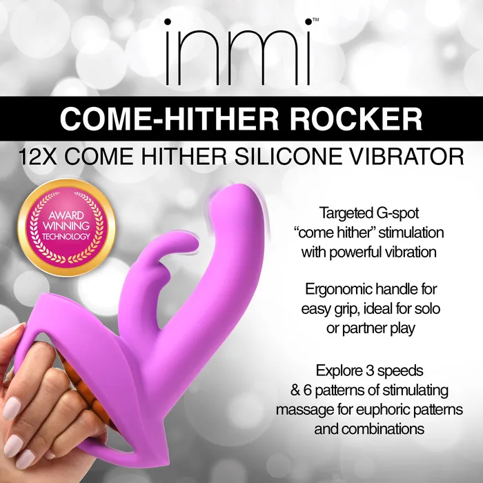Female Sex Toys 10X ComeHither Rocker Come Hither Silicone Vibrator Inmi