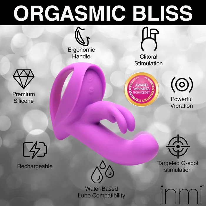 Female Sex Toys 10X ComeHither Rocker Come Hither Silicone Vibrator Inmi