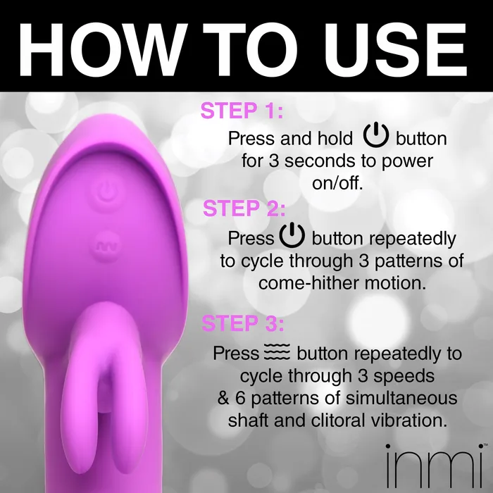 Female Sex Toys 10X ComeHither Rocker Come Hither Silicone Vibrator Inmi