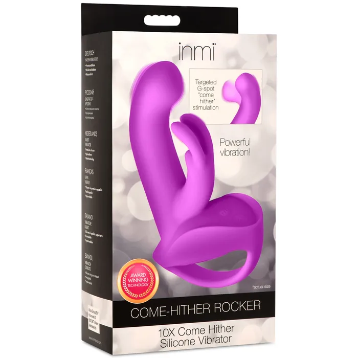Female Sex Toys 10X ComeHither Rocker Come Hither Silicone Vibrator Inmi