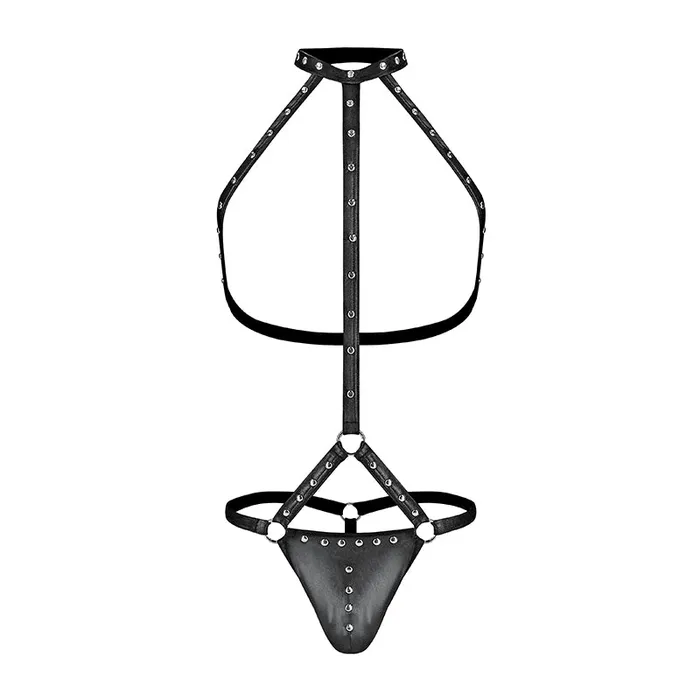 Female Sex Toys Male Power Male Power Fetish Gladiator HighNeck Strappy Body Harness Black LXL Female Sex Toys Male Power Male Power Fetish Gladiator HighNeck Strappy Body Harness Black LXL