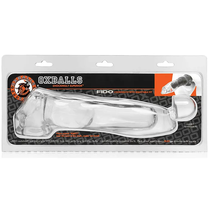 FIDO Cocksheath Clear Blue Ox Designs Oxballs Dildos