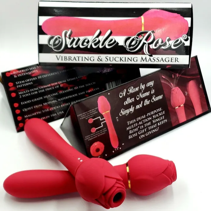 Its the Bomb Vibrators SUCKLE ROSESucking Bud Vibrator Stem