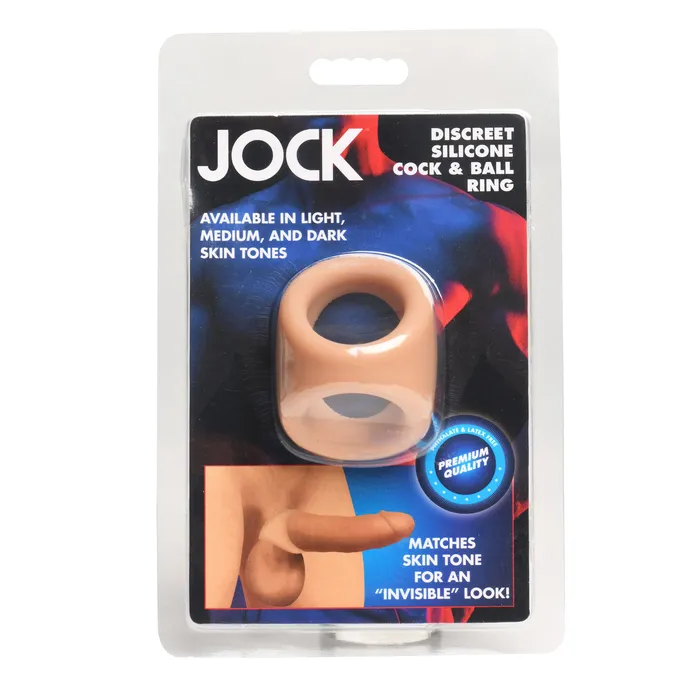 Jock Male Sex Toys JOCK Silicone Cock Ball Ring Medium