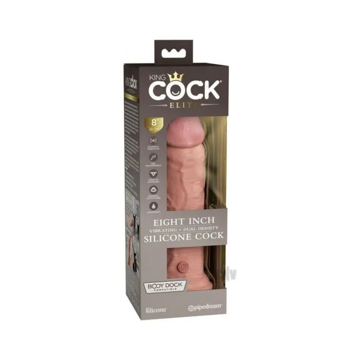 King Cock Elite Vibrating Silicone Dualdensity Cock 8 In Light Pipedream Female Sex Toys King Cock Elite Vibrating Silicone Dualdensity Cock 8 In Light Pipedream Female Sex Toys