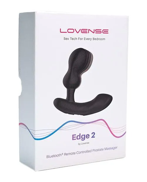 Lovense Edge 2 Flexible Prostate Massager Hytto Pte Ltd Male Sex Toys