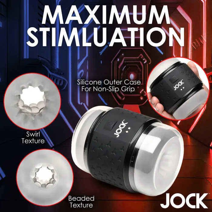 Male Sex Toys Jock JOCK Vibrating Double Stroker