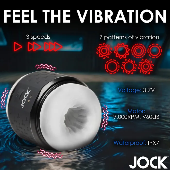 Male Sex Toys Jock JOCK Vibrating Double Stroker