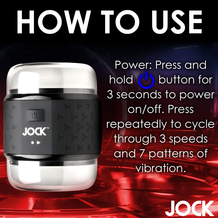 Male Sex Toys Jock JOCK Vibrating Double Stroker