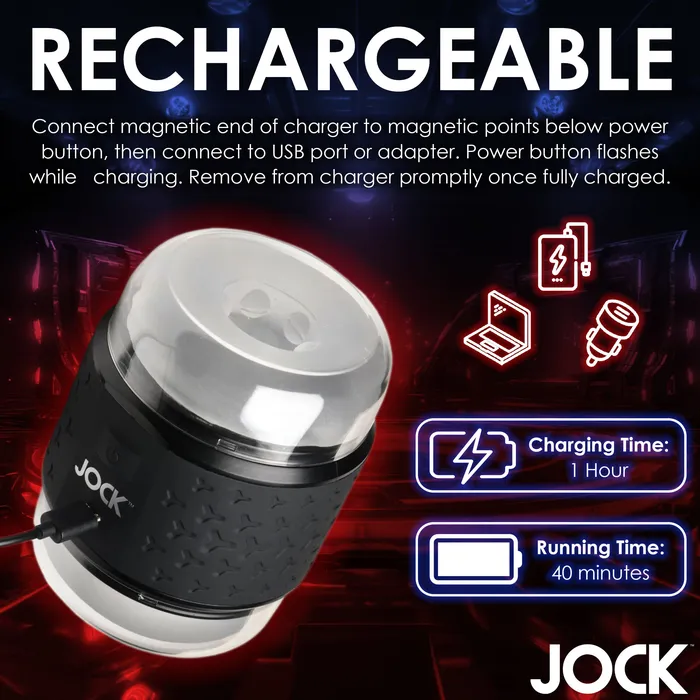 Male Sex Toys Jock JOCK Vibrating Double Stroker