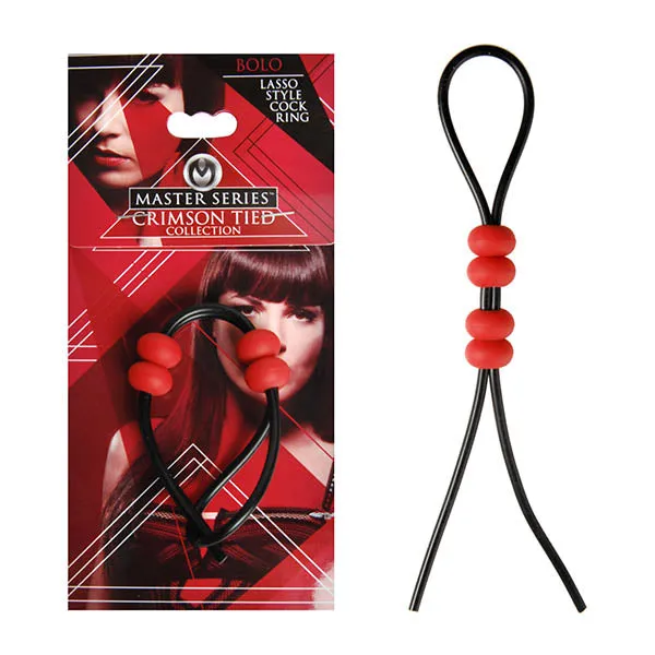 Male Sex Toys Master Series Crimson Tied Bolo XR Brands