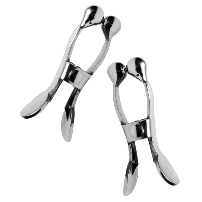 Male Sex Toys Stainless Steel BallTipped Nipple Clamps Master Series