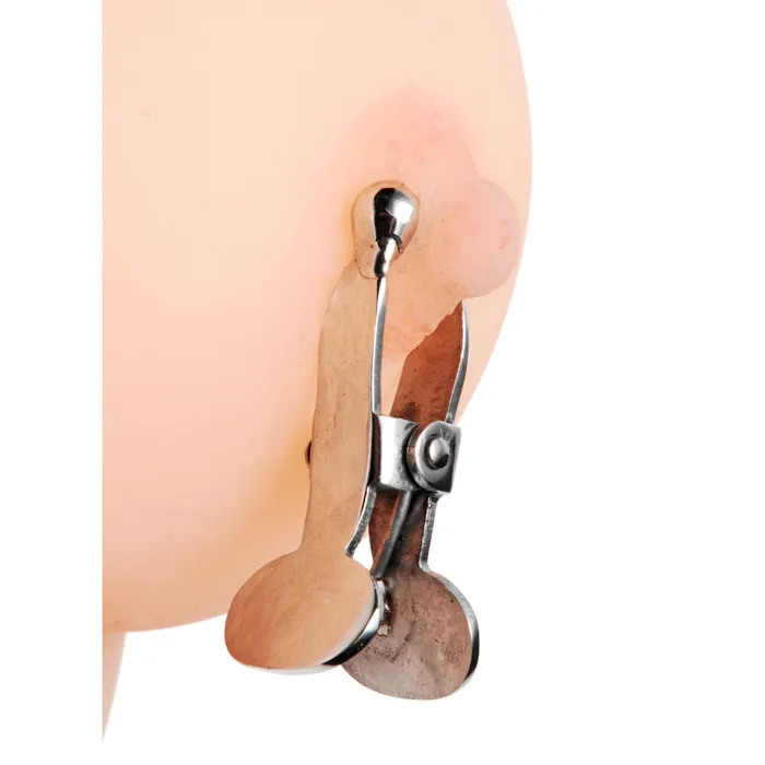 Male Sex Toys Stainless Steel BallTipped Nipple Clamps Master Series