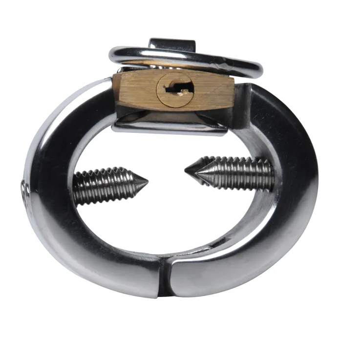 Master Series Anal Fiend Stainless Steel CBT Piercing Chamber 15 Inch