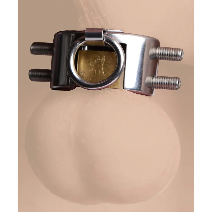 Master Series Anal Fiend Stainless Steel CBT Piercing Chamber 15 Inch
