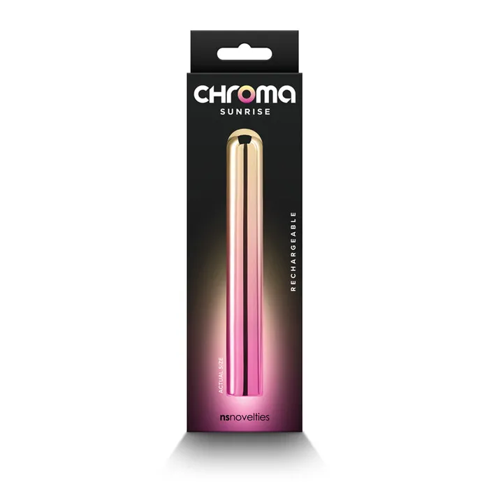 New Sensations Novelties Inc Female Sex Toys Chroma Sunrise Rechargeable Vibrator Large New Sensations Novelties Inc Female Sex Toys Chroma Sunrise Rechargeable Vibrator Large