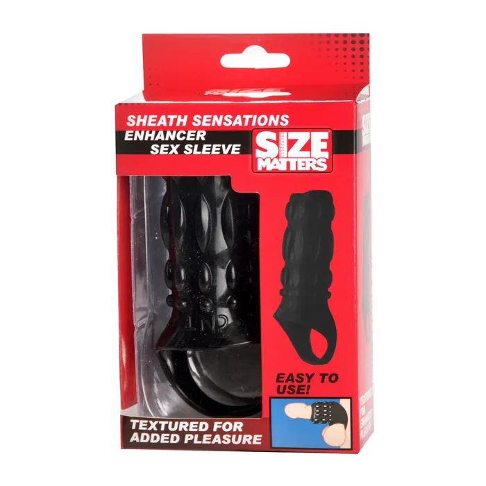 Size Matters Sheath Sensations Enhancer Sex Sleeve Male Sex Toys
