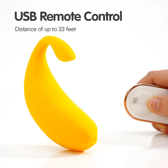 Banana Rechargeable Remote Control Love Egg Vibrator The Bad Peach Female Sex Toys Banana Rechargeable Remote Control Love Egg Vibrator The Bad Peach Female Sex Toys