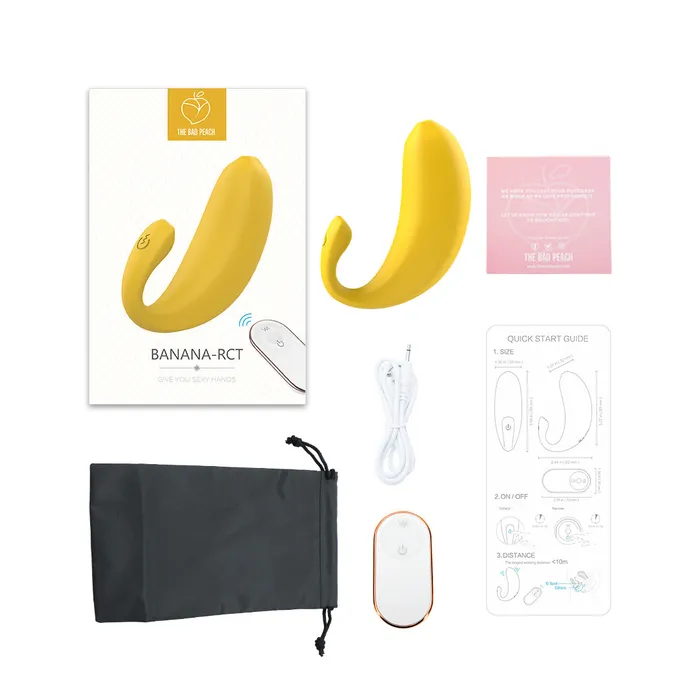 Banana Rechargeable Remote Control Love Egg Vibrator The Bad Peach Female Sex Toys Banana Rechargeable Remote Control Love Egg Vibrator The Bad Peach Female Sex Toys
