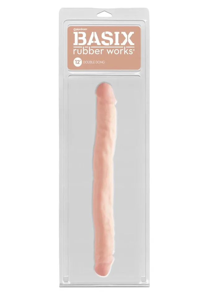 Basix Rubber Works Dildos Basix Rubber Works Double Dong Waterproof