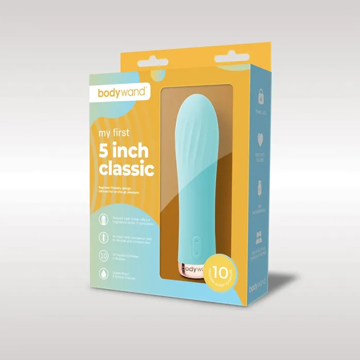 Bodywand My First 5 Inch Classic Vibrator Light Blue Bodywand Vibrators