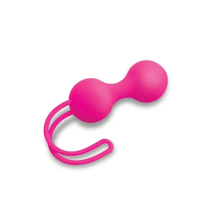 Bodywand Squeeze Medium Weighted Kegel Duo Balls Pink Bodywand Female Sex Toys