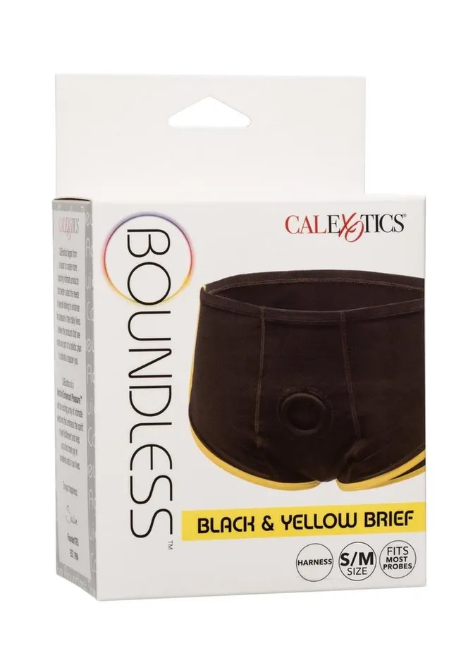 Boundless Black and Yellow Brief Boundless Anal