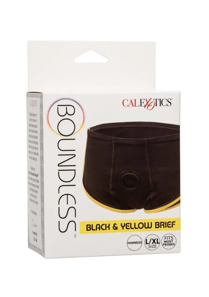 Boundless Black and Yellow Brief Boundless Anal