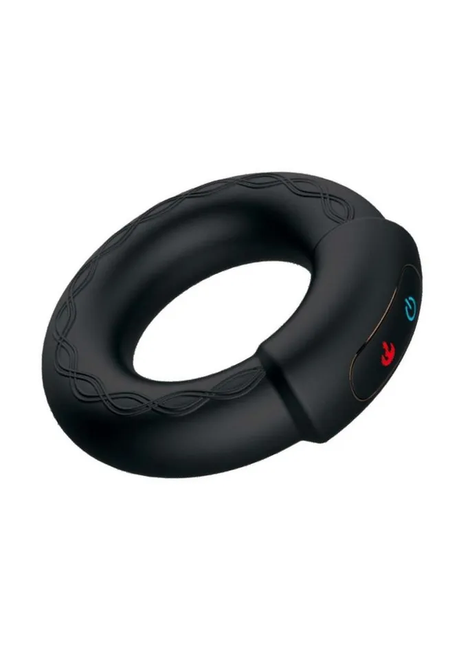 CockPower Male Sex Toys Cockpower Heat Up Rechargeable Silicone Cock Ring