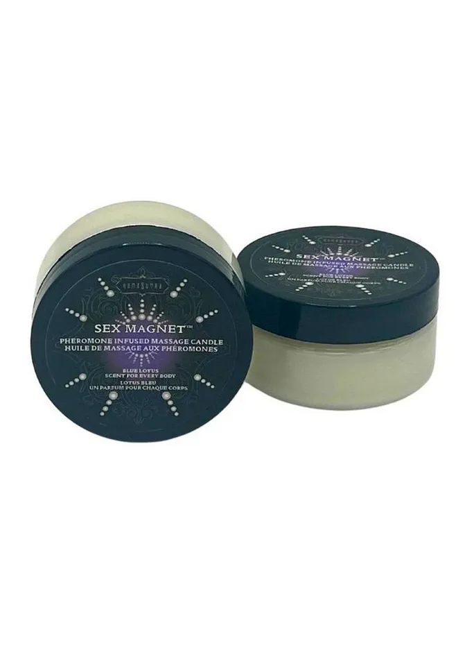 Couples Sex Magnet Sex Magnet Blue Lotus Pheromone Massage Candle