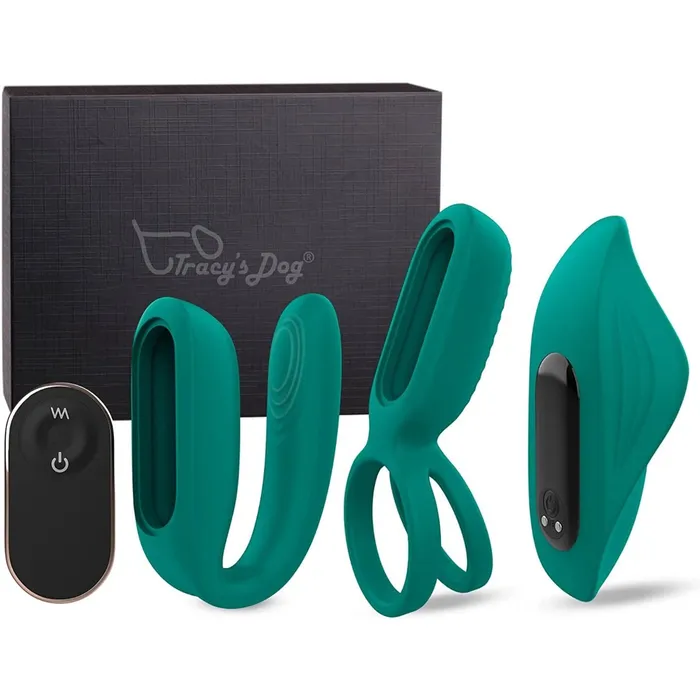 Couples Tracys Dog Tracys Dog Versatile Couples Vibrating Sex Toy Kit Green Couples Tracys Dog Tracys Dog Versatile Couples Vibrating Sex Toy Kit Green