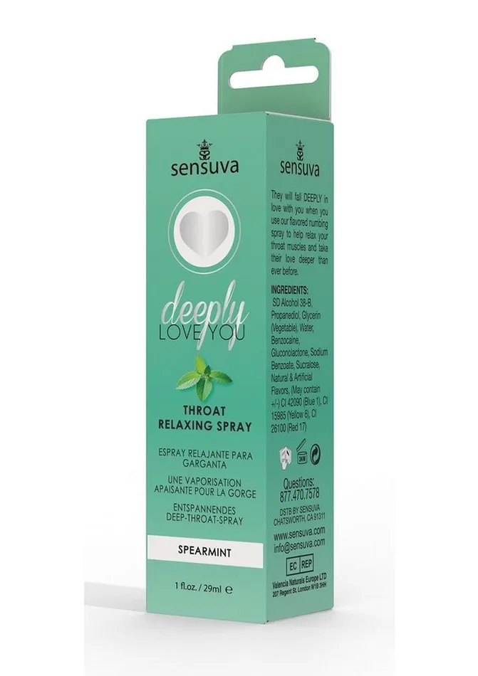 Deeply Love You Vibrators Deeply Love You Throat Relaxing Spray Spearmint Deeply Love You Vibrators Deeply Love You Throat Relaxing Spray Spearmint