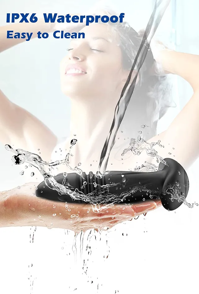 Earlypeach Male Sex Toys 10 Thrusting 3 Speeds Vibration Prostate Massager