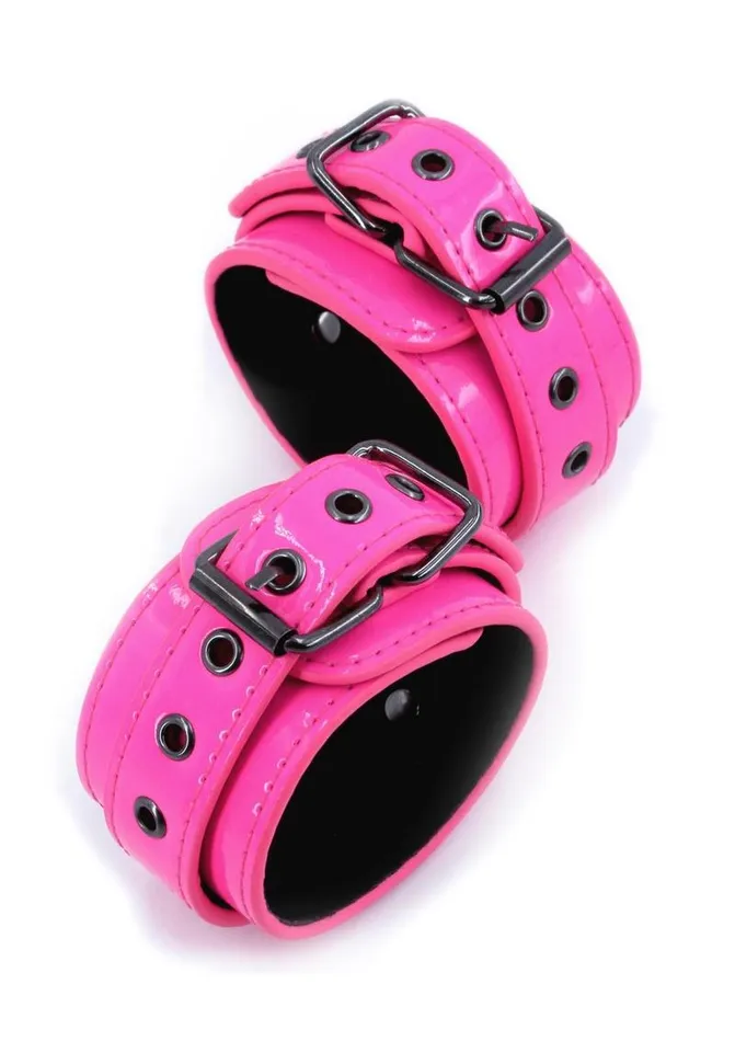 Electra Play Things Couples Electra Play Things Pu Leather Ankle Cuffs