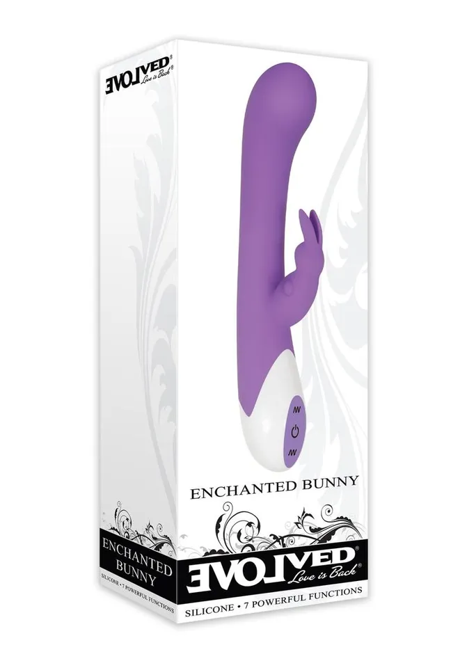 Evolved Female Sex Toys Enchanted Bunny Rechargeable Silicone Rabbit Vibrator