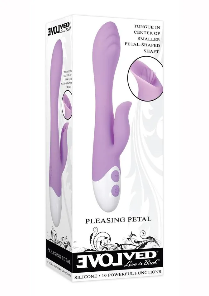 Female Sex Toys Evolved Pleasing Petal Silicone Rabbit