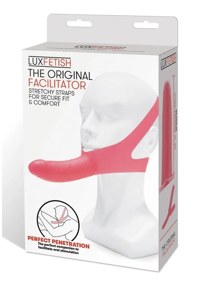 Female Sex Toys Lux Fetish Lux Fetish The Original Facilitator Face StrapOn with Dildo
