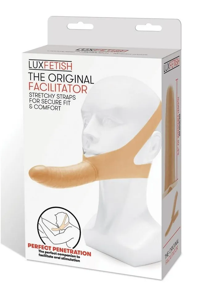 Female Sex Toys Lux Fetish Lux Fetish The Original Facilitator Face StrapOn with Dildo